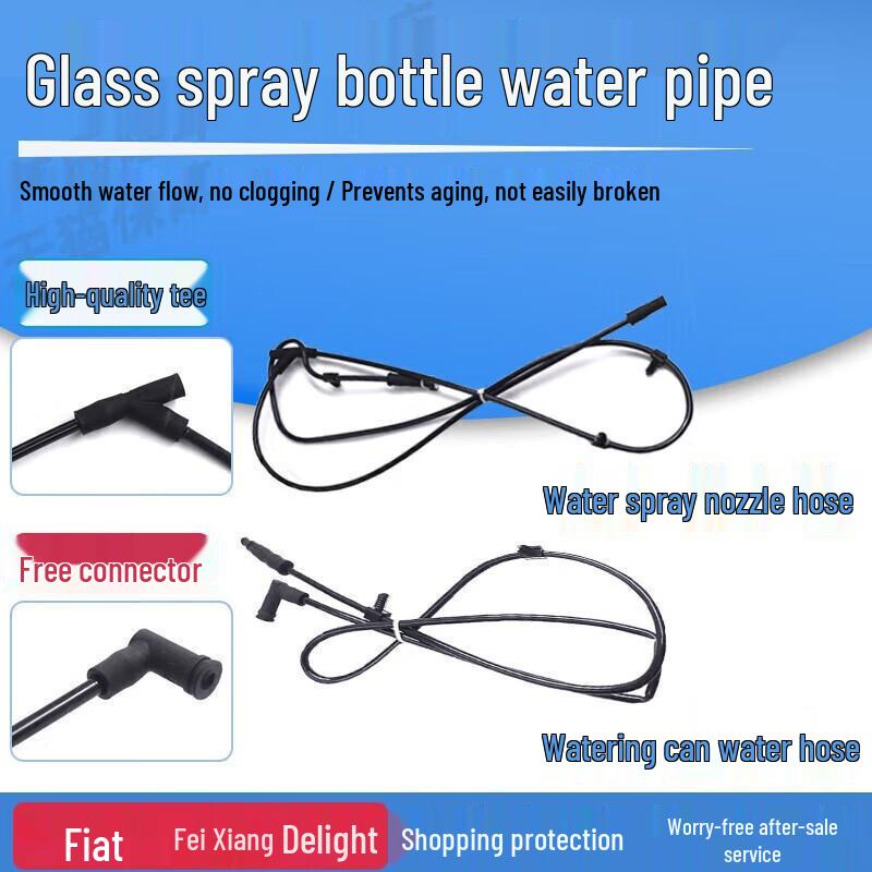 Compatible Wiper Water Spray Hose for Fiat Viaggio Zhiyue Nozzle Section Hose Bottle Hose