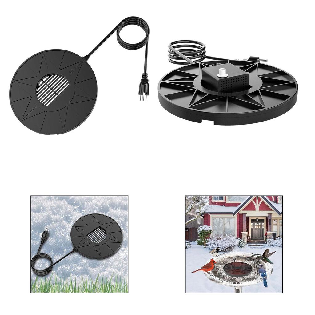 Bird Bath Heater 70W Birdbath Water Heater for Outdoor Backyard Garden