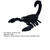 Scorpion Doll Plush Toy Lifelike Stuffed Animal Plushies for Halloween Pranks Realistic Design Kids Gift Home Decor