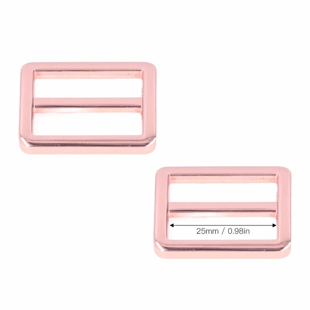 10pcs Wear Resistant Tri-Glide Slide Buckle Durable Metal Adjustable Buckle DIY Project