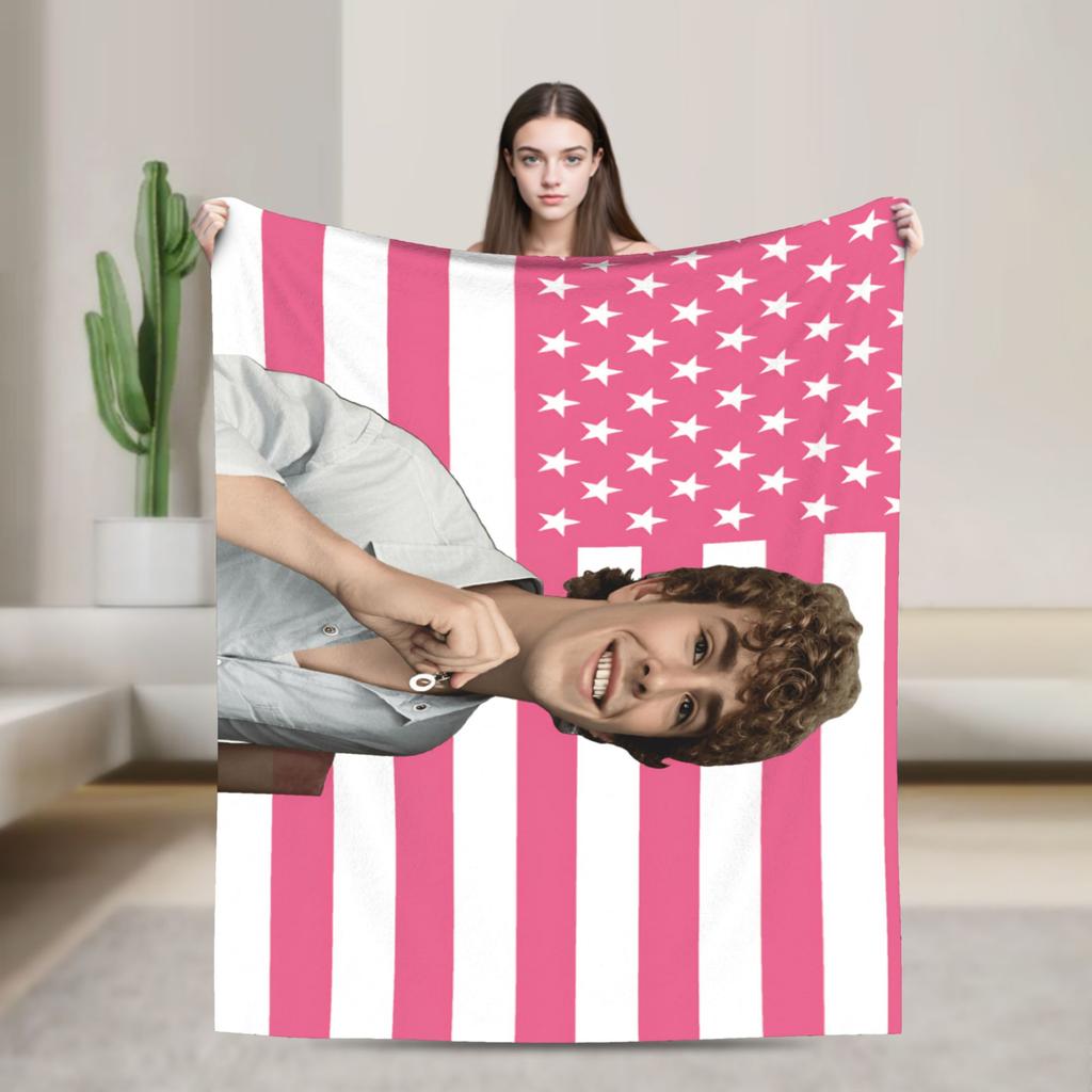 Walker Scobells Comfortable Blanket  Graphic Plane Travel Throw Blanket Bedroom Flannel Bedspread Sofa Bed Cover