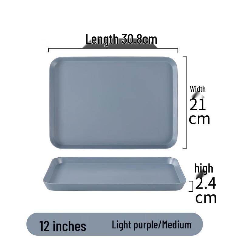 Nordic Style Melamine Rectangular Serving Tray