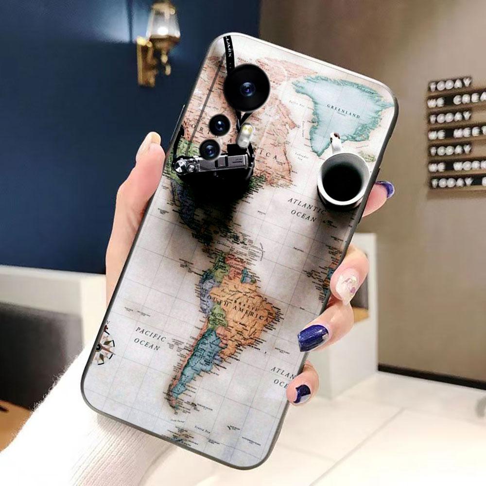 Travel Plane Airplane Cover Phone Case For Xiaomi 15 15T 14 14T 13 12T 11 11T POCO F8 F7 F6 F5 X7 X5 M6 M7 PRO Ultra DIY Case
