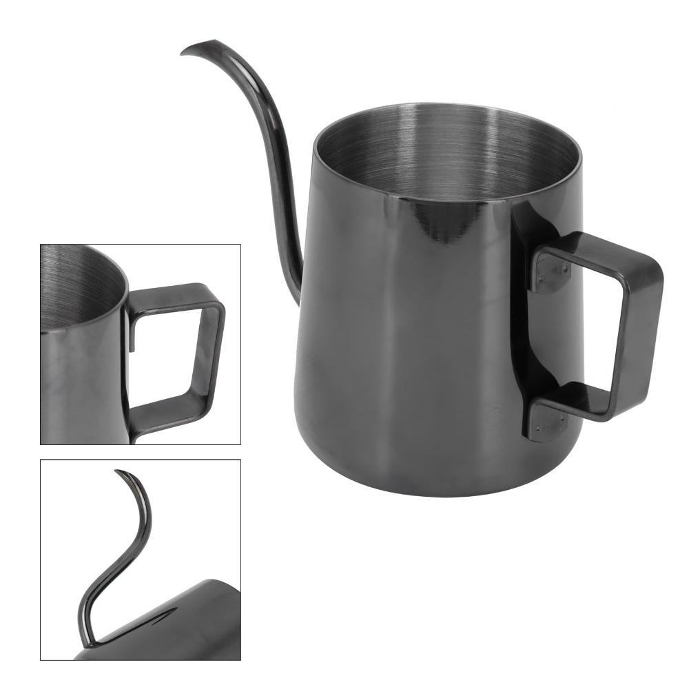 Long Narrow Spout Gooseneck Kettle 304 Stainless Steel Stainless Steel Coffee Pot Coffee Brewing