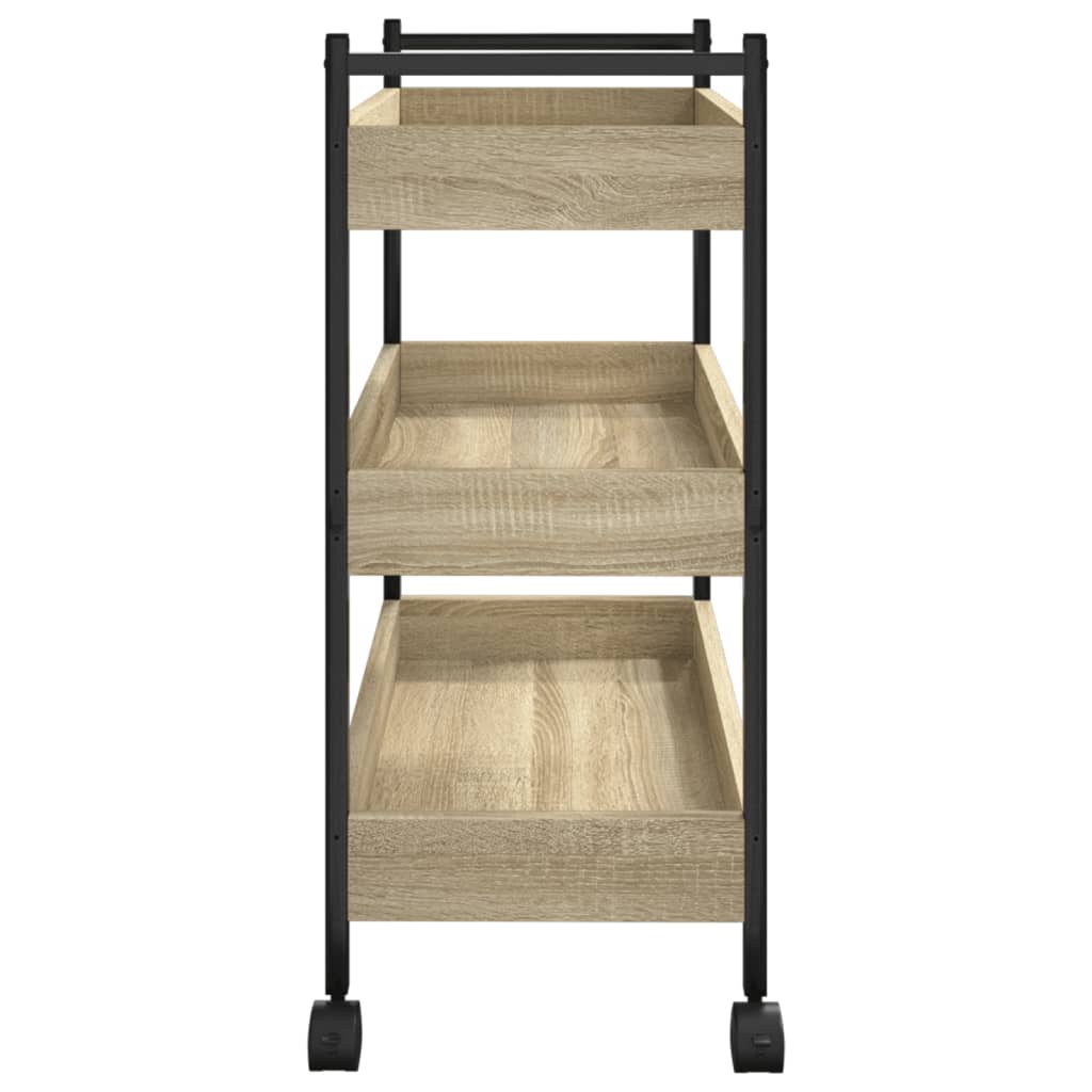 Kitchen Trolley Sonoma Oak 50x30x70 cm Particleboard