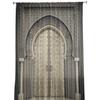 Marokkanische mittelalterliche Vintage-Tür-Chiffon-Vorhänge für Wohnzimmer, Schlafzimmer, Heimdekoration, Fenster, Voiles, Tüll-Vorhänge