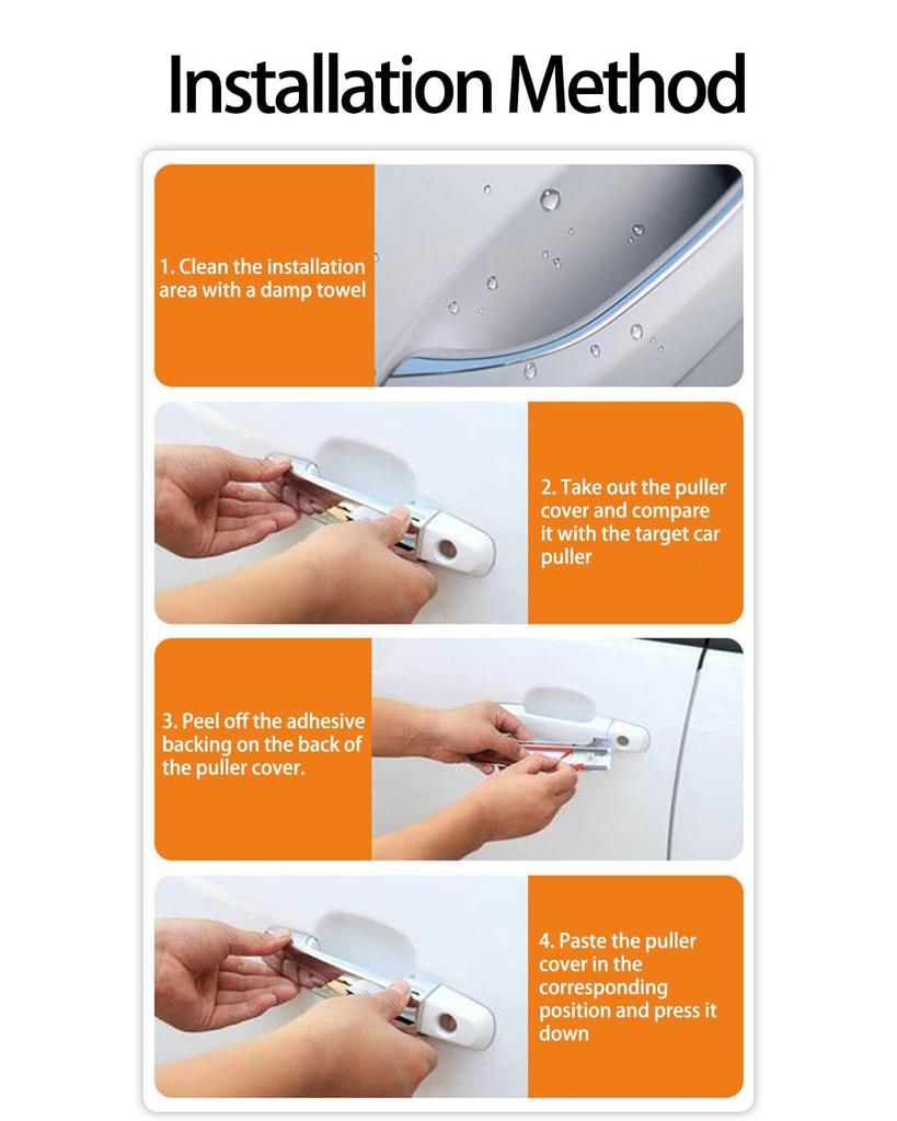 Door Handle Protector Dual Smart Single Hole Door Handle Cover for Aura E13 2021-2024