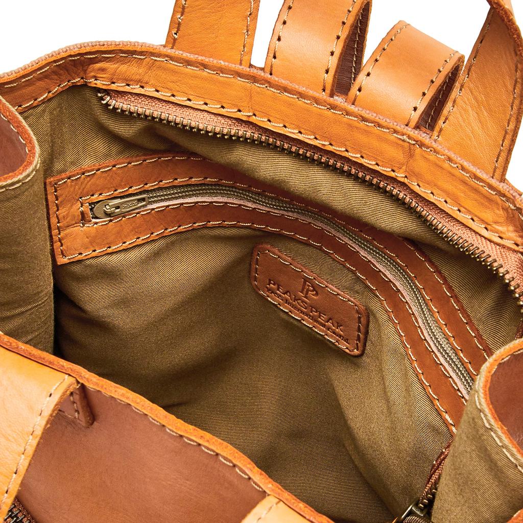 Peaks Peak Fringe Camel Backpack,