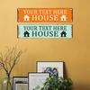 Custom Metal Tin Sign 16x4 Inch Vintage Family Name Plate Retro Aluminum Wall Decor Personalized Home Street Door Plaque