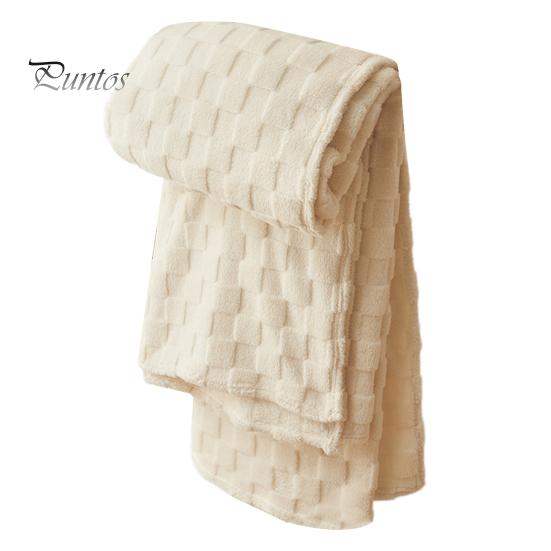 

Одеяло из фланели, утолщенное, двухстороннее, плюшевое, 3D, клетчатая текстура, однотонное, для офиса, сна, дома, кровати, дивана, для путешествий, уютное, теплое, зимнее одеяло 150x200cm бежевый