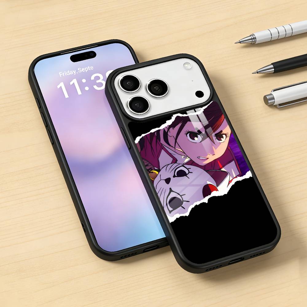 Hot Anime Dan Da Dan Phone Case Magnetic For iPhone17 16 15 14 13 12 Pro Max For Magsafe Wireless Charging Cover