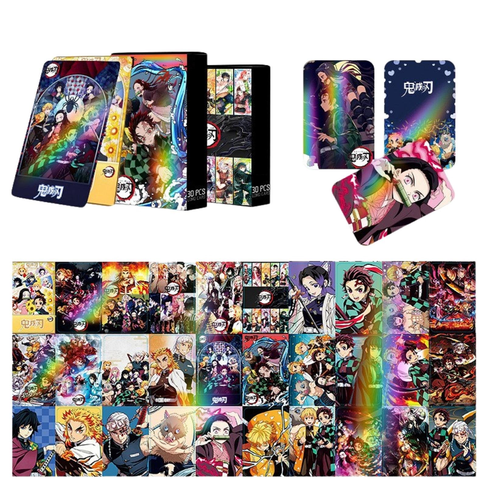 

Коллекционные карточки 30 штук Маленькие наклейки Двусторонние LOMO Флеш-карточки Коробка One Size синий