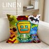 Game Cartoon GGeometry Dash Game Cushion Cover Pillowcase Set Pcs X X Breathable Washable Sofa Cushion Cover