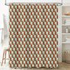 Shower Curtain Floral Vintage Waterproof Bathroom Decor Farmhouse Style Fabric Backdrop Modern Simple Pattern Home Textile