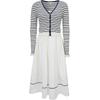 2025 Autumn Striped Knit A-Line Dress