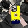 Cool O-Turkey Fenerbahce-s Pattern Phone Case For iPhone17, 16,15,14,13,12 Pro Max Black Candy Matte Shockproof Cover
