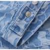 Levis Button-Down Collar Long Sleeve Denim Jacket Women Jackets Blue A6934-0000