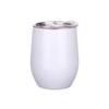 Cute Full Color Sprayed Office Vacuum Flask Coffee Mugs 10oz Double Wall Steel Egg Shape Water Cups