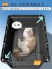 Pet Carrier Cat Carrier Dog Cage Hard Carrier with Handle Indoor House IATA Standard Outing Travel Size Small to Medium Dogs Air Transport Compatible