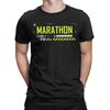 Game Marathon Printed T Shirts for Unisex Women  100 Cotton  Tee Shirt Clothing