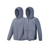 FILA Urban Explore Reversible Fashionable Casual Outdoor Hooded Jacket Men jackets Charcoal-Gray A11M628708FGY