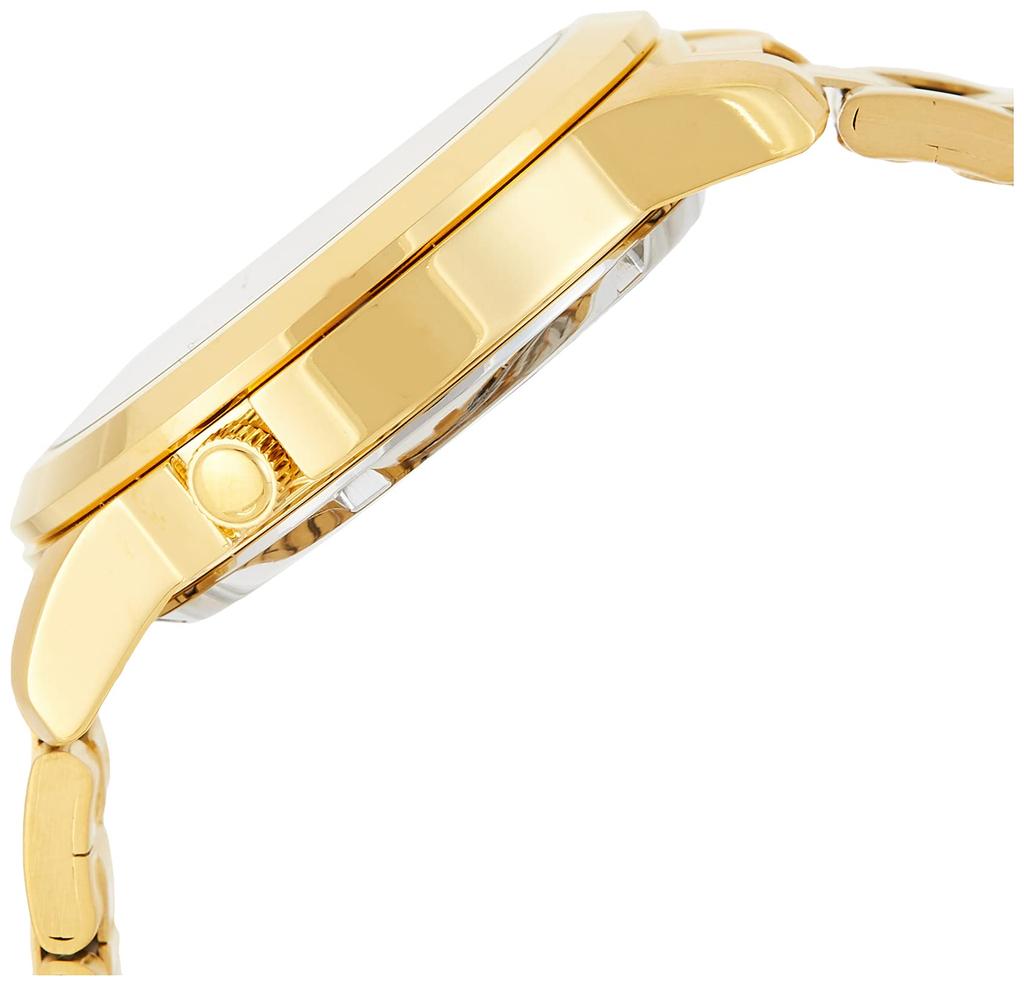 Seiko 5 Automatic Gold Dial Yellow Gold Tone Watch SNKK38J1 Men's