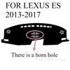FOR LEXUS ES 2013-2017 Car Dash Mat Dashmat Dashboard Mat Cover Sun Shade Dash Board Cover Carpet  Accessories