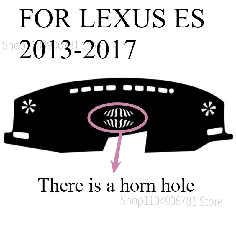 

ДЛЯ LEXUS ES 2013-2017 Автомобильный коврик на панель приборов Коврик на приборную панель Покрытие для приборной панели Защита от солнца Покрытие приборной панели Ковер Аксессуары чёрный