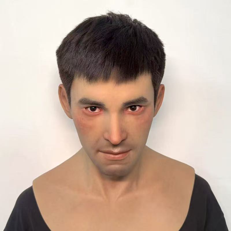 High Quality 3D Realistic Silicone Mask Full Face Halloween Costume Mask for Adult Men Cosplay Party Carnival