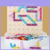Holz Kreative Geometrische Formen DIY Puzzle Board Malen Kinder Puzzle Spielzeug für Babys Pädagogisches Puzzle Spielzeug