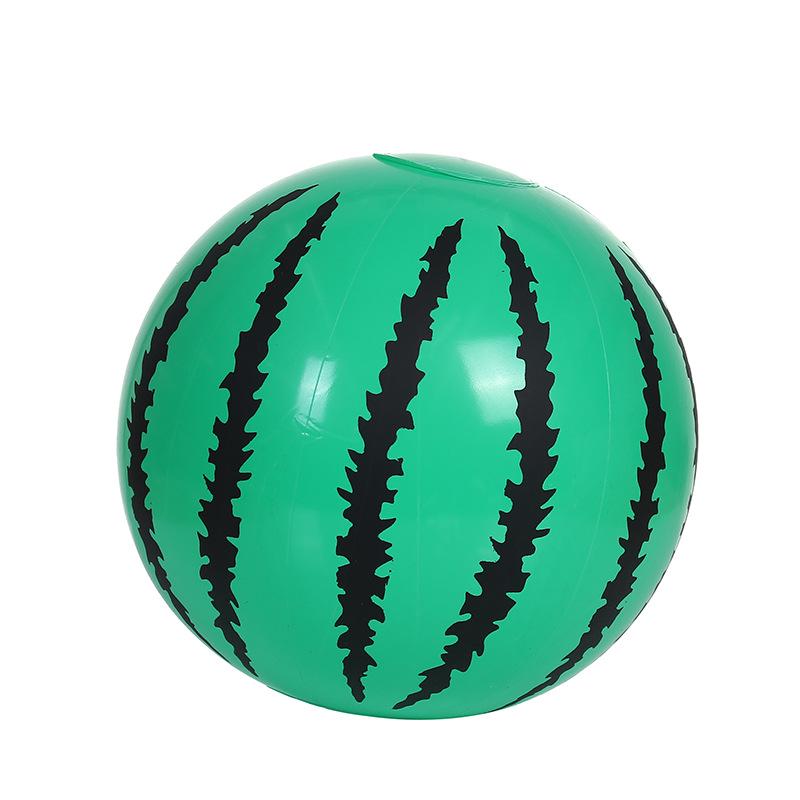 Colorful PVC Leakproof Watermelon Inflatable Football for Kids - Outdoor Interactive Toy