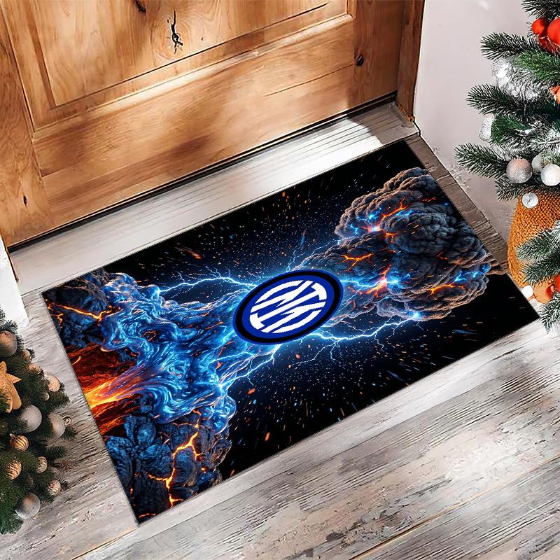 Borussia Dortmund Printed Flannel Area Rug Non Slip Soft Polyester Floor Carpet Indoor Decor Mat for Bedroom Living Room Sofa
