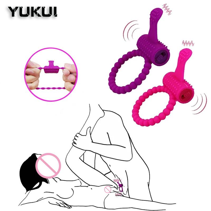 Penis Ring Vibrator Sex Spielzeug Für Männer Masturbatoren Erwachsene Vibrator Für Frauen Paare Keuschheit Käfig Erotische Zubehör Sex