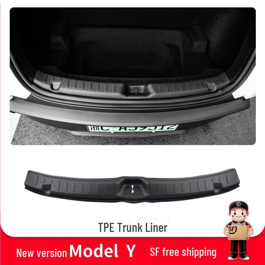 Tesla Model Y Door Sill Scuff Plates - Anti-Step TPE Welcome Pedals