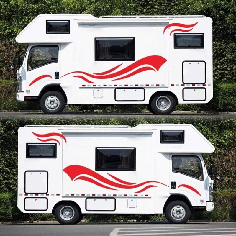 Eye Catching Car Weatherproof Decorative Stickers for Motorhomes Enthusiasts Seeking Unique Designs & Easy Application