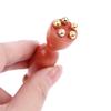 2Pc Handheld Lotus Seedpod Beauty Professional Alloy Rosewood Facial GuaSha Tool Eye Relaxation Spot Meridians Acupoint Massage