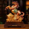 Feng Shui Copper Horse Ornaments Living Room TV Wine Cabinet Office Table Furnishings Opening Gifts