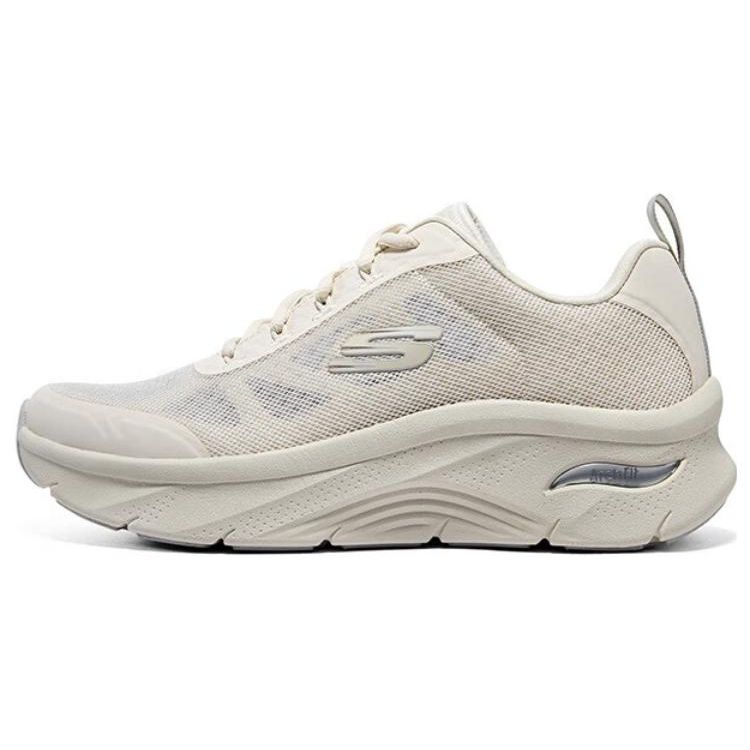 Skechers Arch Fit DLux Comfortable Mesh Durable Low-Top Running Shoes Men sneaker White 894230-OFWT