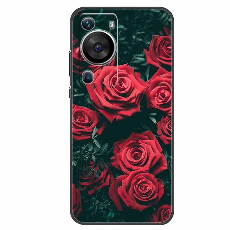 For Huawei P60 Pro Case Animals Protector Soft Silicone Phone Back Cover Cases for Huawei P60 Pro Coque Shockproof Wolf New Capa