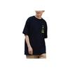Li Ning Sports Lifestyle Series Solid Color Logo Micro Label Round Neck Casual Short Sleeve T-Shirt Unisex Tops Black AHSS871-2