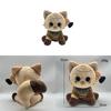 Dandys World Plush Cat Toy With Soft Short Plush For Kids And Adults