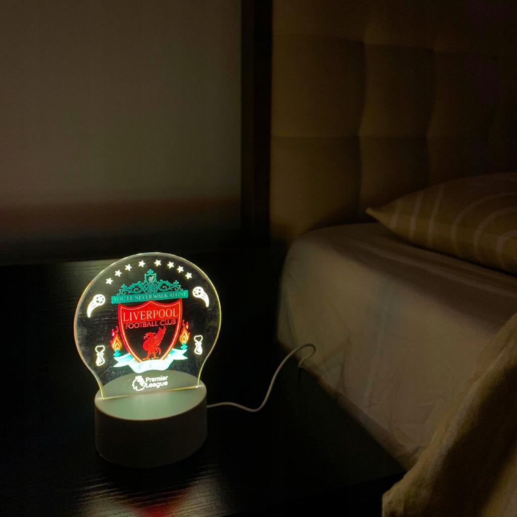 Liverpool Fc 3D Led Night Light Desk Lamp For Kids Christmas Gift