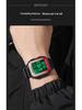 Sanda Men's Multifunctional Square Sport Chronograph Waterproof Watch 