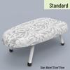 Compact Folding Ironing Board with Mini Iron Pad and Clothes Rack