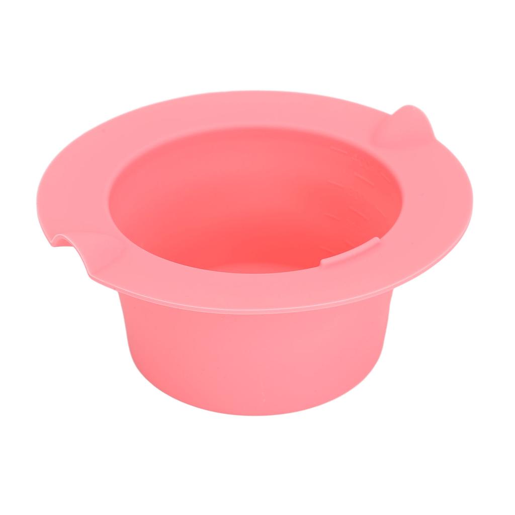 400ML Wax Warmer Replacement Pot Non Stick Silicone Wax Melting Bowl for Face Nose Pink Blue