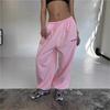 VIONA Striped Wide Leg Sports Pants For Women In Spring And Autumn, Loose And Slimming, Straight Leg Casual Pants