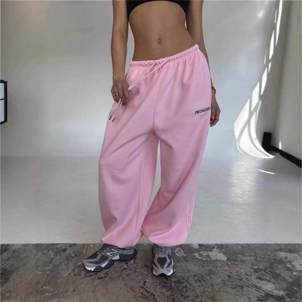 VIONA Striped Wide Leg Sports Pants For Women In Spring And Autumn, Loose And Slimming, Straight Leg Casual Pants