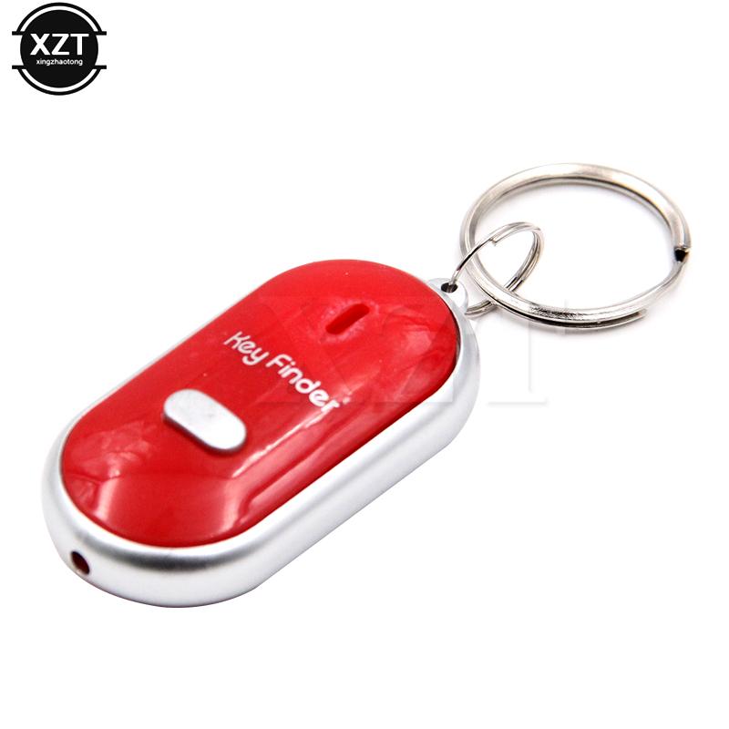 Wireless Anti-Lost Alarm Key Finder Locator Keychain Whistle Sound With LED Light Mini Anti Lost Key Finder