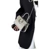 Advanced Moon Lock Bag New Solid Color Square Lacquered Leather Bag Handbag Chain Shoulder Cross Bag