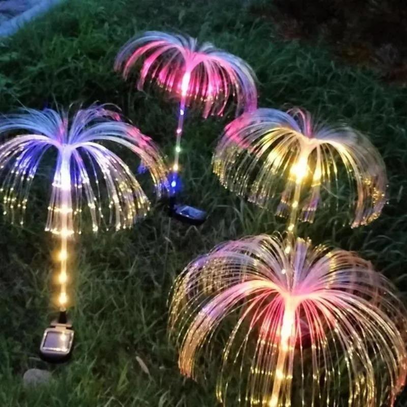1/2/4PC Solar Jellyfish Light Outdoor Waterproof RGB Solar Garden Decorative Lamp Landscape Lighting Used For Garden Lawn Decor